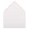 JAM Paper A7 Bright White Laid Strathmore Invitation Envelopes with Euro Flap, 25ct.